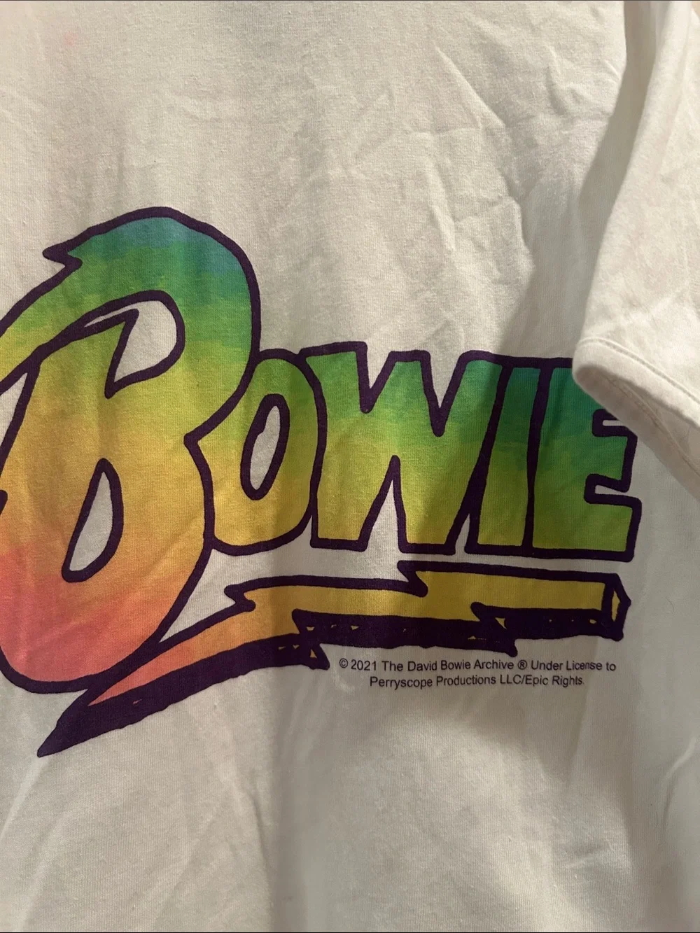 Blended David Bowie Graphic pullover Dog Pet stretchy T-shirt Tee clothing XL